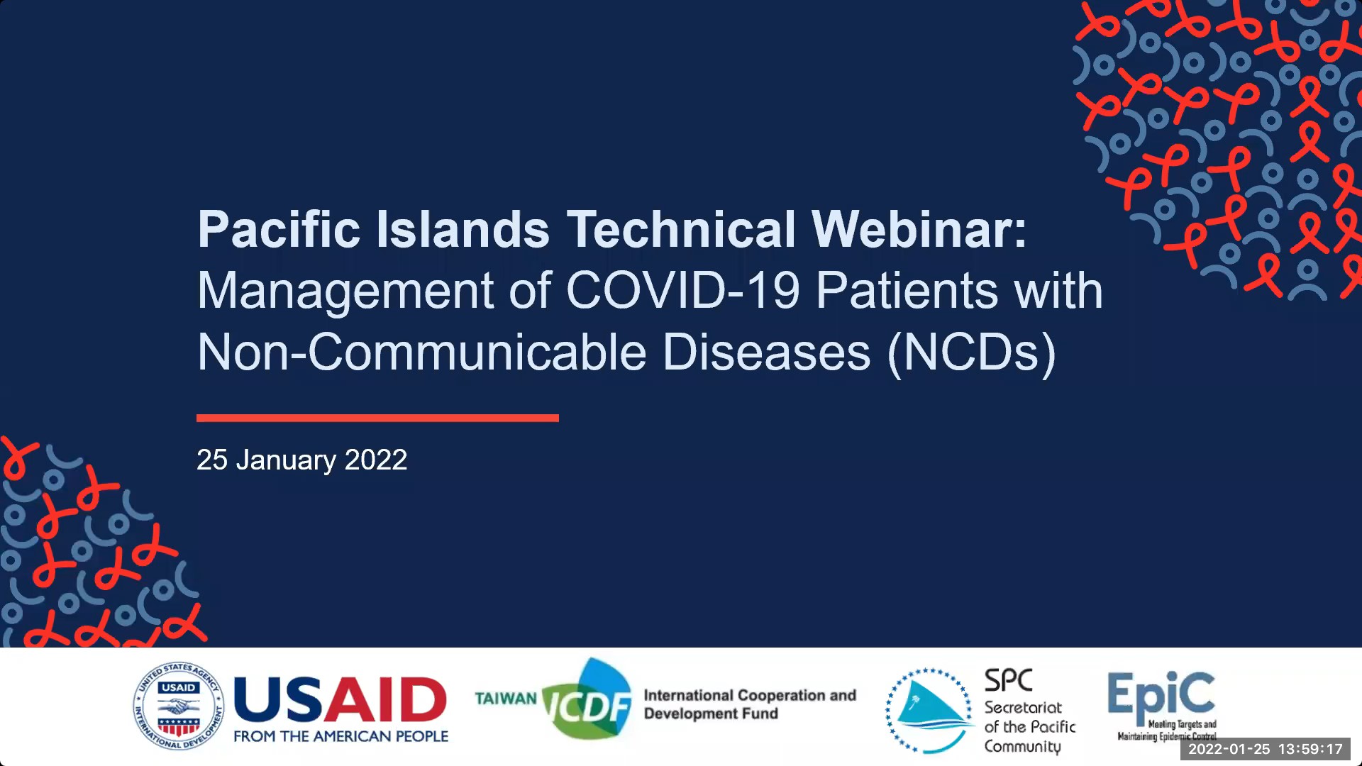 TaiwanICDF and USAID Cooperate for COVID-19 Patients with Non-Communicable Disease