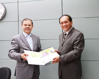 Secretary General of AARDO, H.E. Eng. Wassfi Hassan El Sreihin visited TaiwanICDF