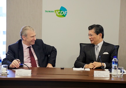 Secretary General of the International IDEA Yves Leterme visits TaiwanICDF