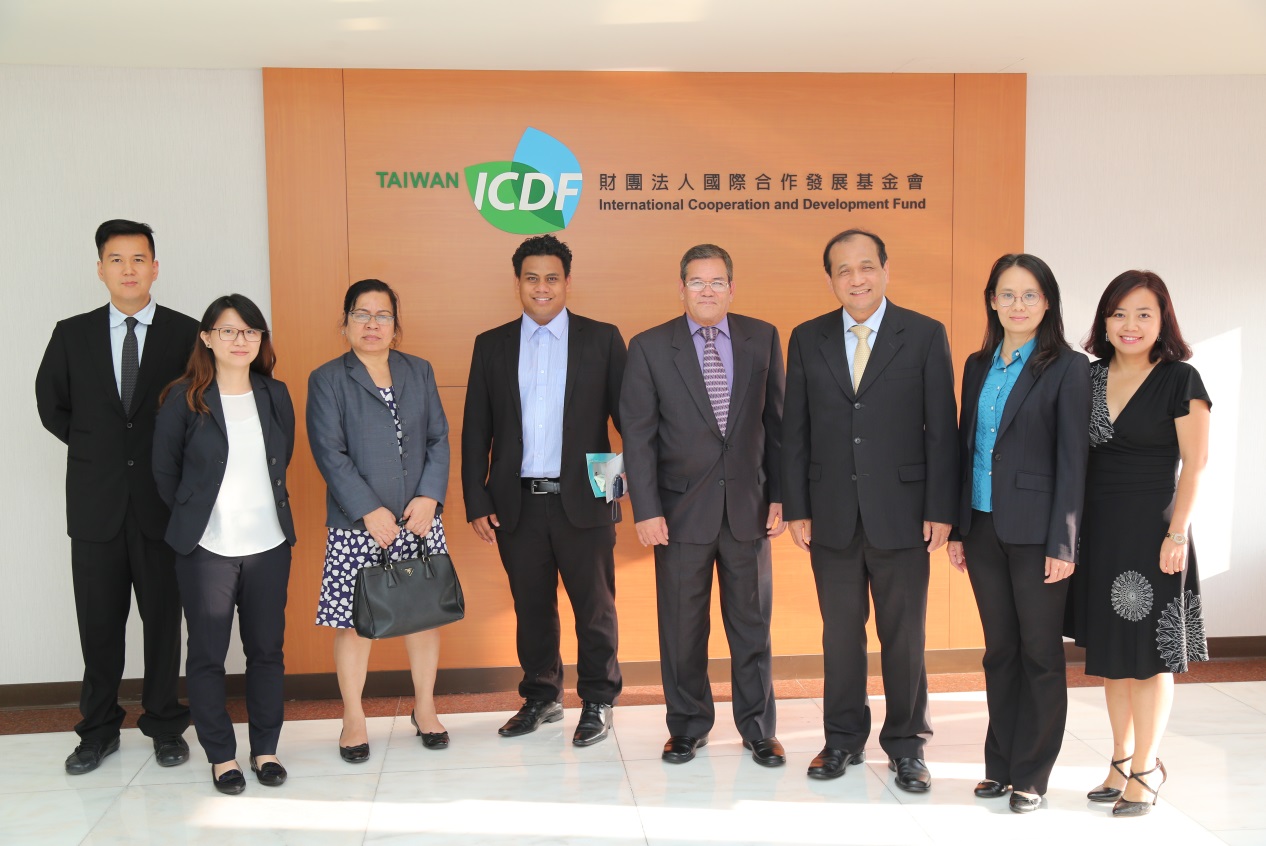 Minister of Information, Communication, Transport and Tourism Development of Kiribati Visits the TaiwanICDF