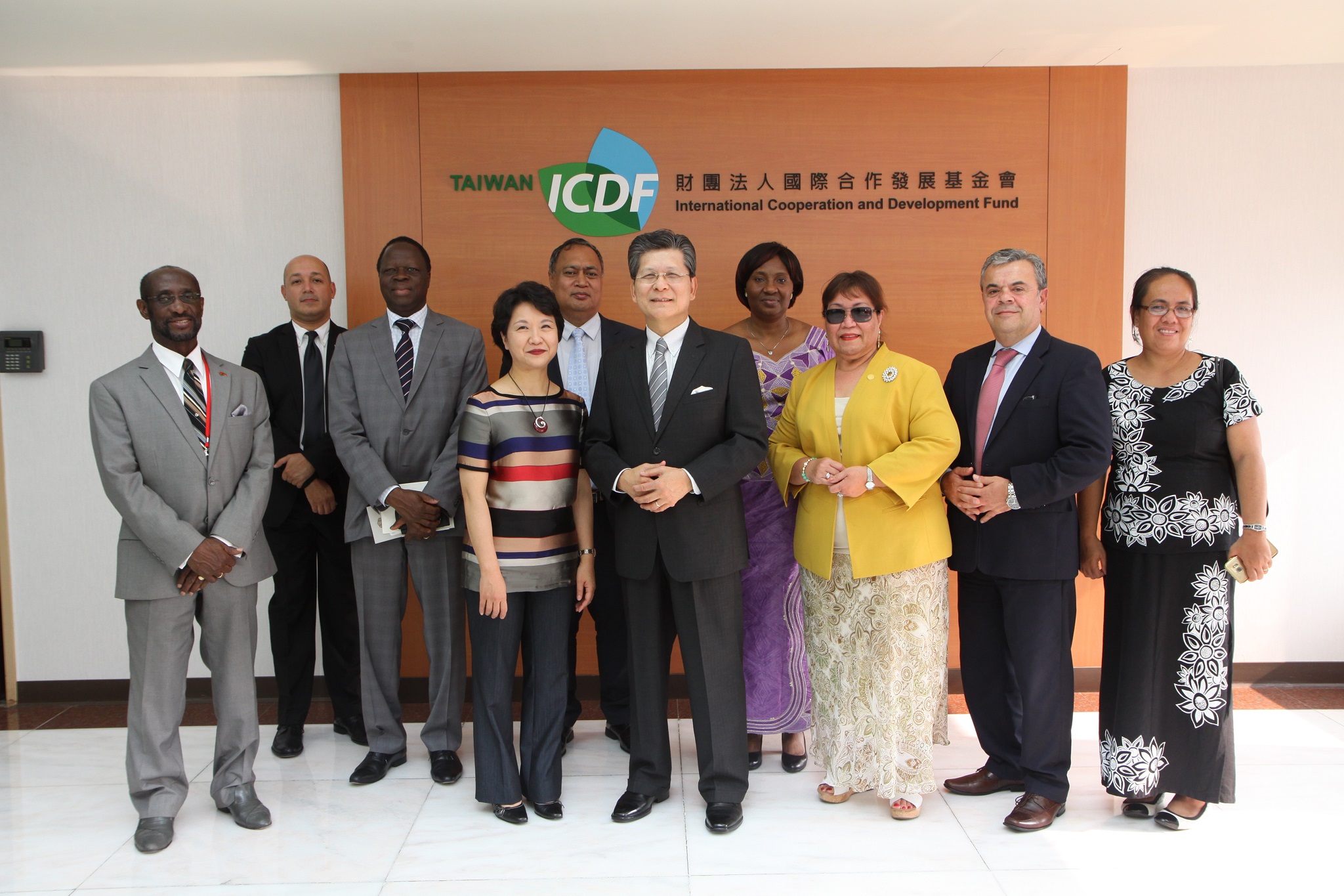 Permanent Representatives to the United Nations Visit the TaiwanICDF