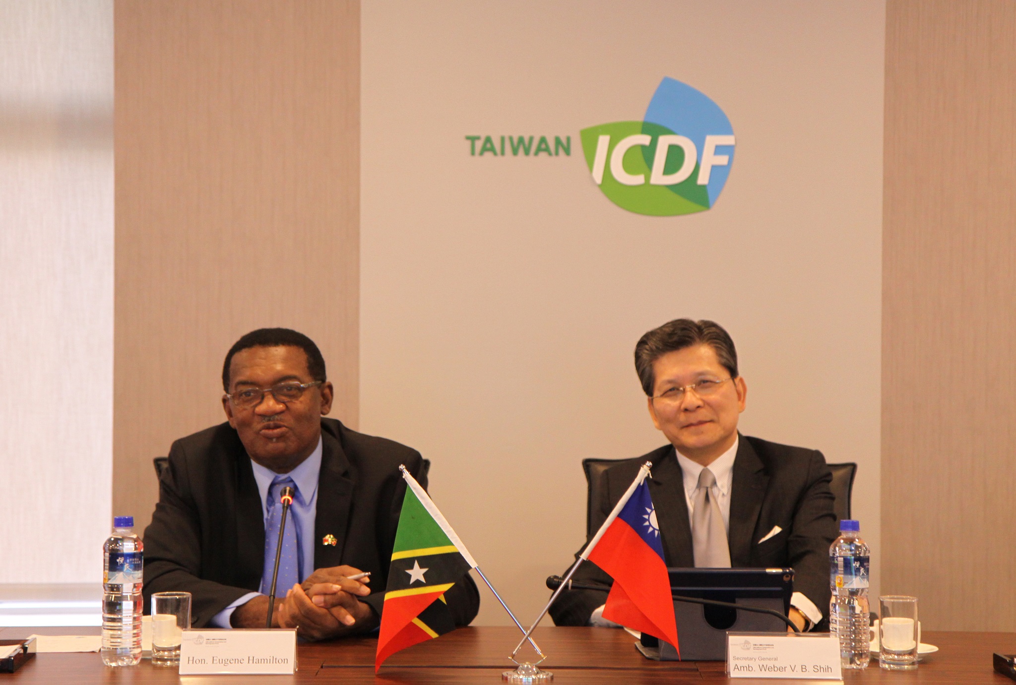 Minister of Agriculture, Health, National Health Insurance, Human Settlement, Community Development, Gender Affairs, Social Services, Cooperatives and Lands of The Federation of St. Kitts and Nevis Hon. Eugene Hamilton Visits the TaiwanICDF