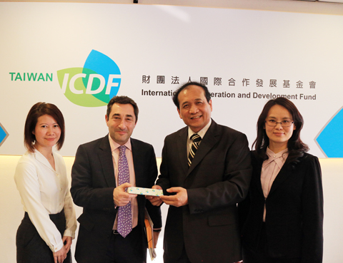 EBRD Managing Director of the Communications Department, Mr. Jonathan Charles Visits TaiwanICDF