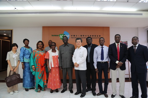 First VicePresident of the National Assembly of Burkina Faso Bénéwendé Sankara Visits TaiwanICDF