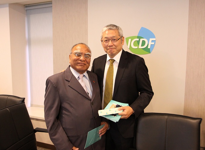 Speaker of the Parliament of Kiribati Visits the TaiwanICDF