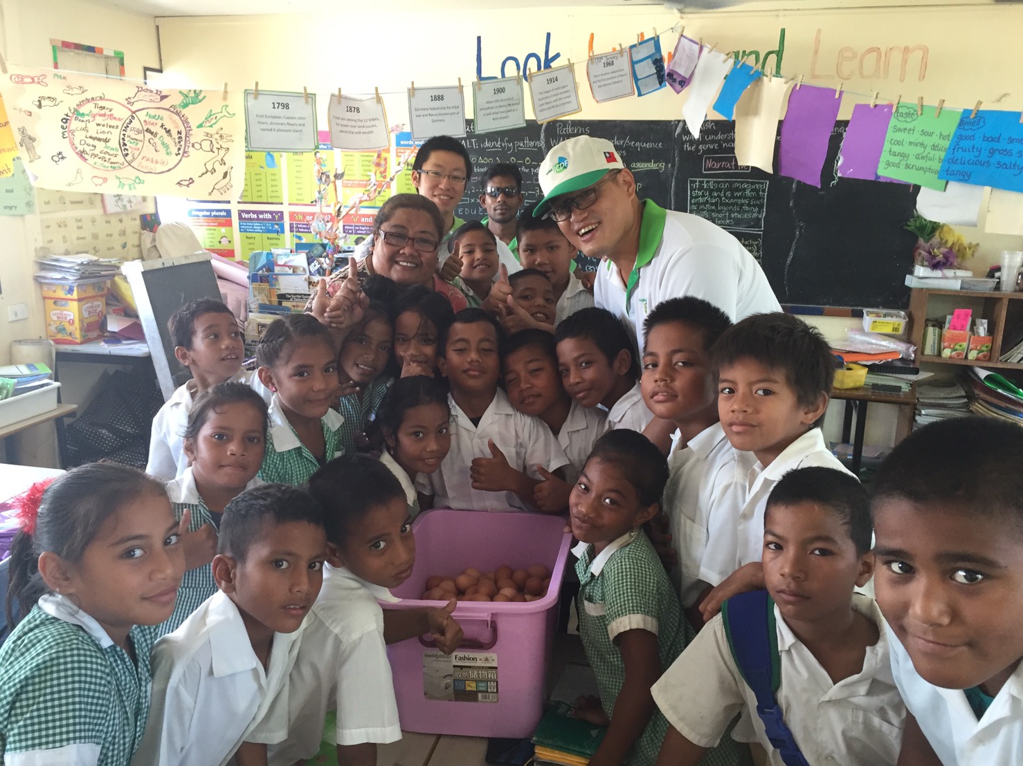 Taiwan Technical Mission in Nauru assists the local production of eggs and vegetables