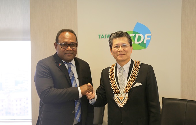 Delegation from Solomon Islands visits the TaiwanICDF