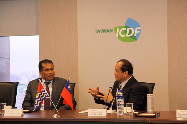 Minister of Kiribati Line and Phoenix Islands Development Leads Delegation to the TaiwanICDF