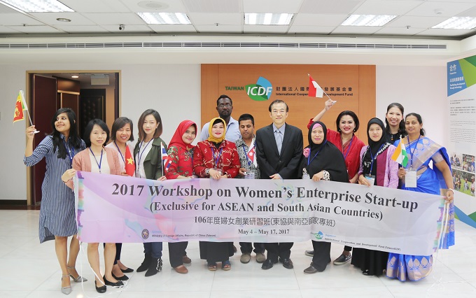 Echoing the New Southbound Policy – the TaiwanICDF Holds Workshop on Women’s Enterprises Start-up (Exclusive for ASEAN and South Asian Countries)
