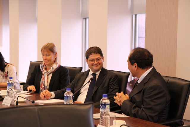 EBRD Vice President of Policy and Partnerships Pierre Heilbronn Visits the TaiwanICDF