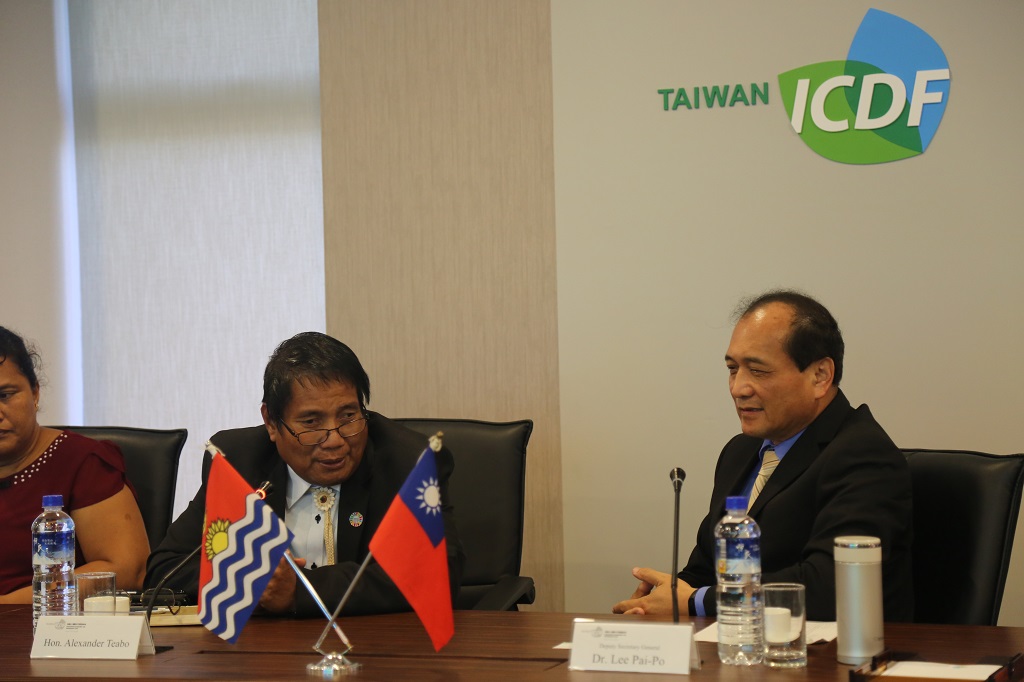 Minister of Environment, Land and Agriculture Development of Kiribati Leads Delegation to the TaiwanICDF