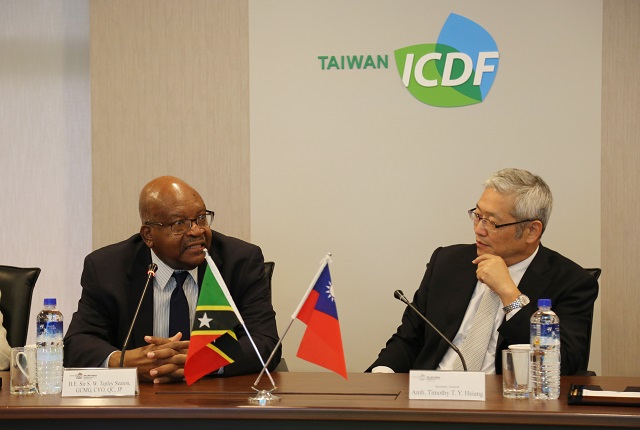 Governor-General of St. Kitts and Nevis Visits the TaiwanICDF
