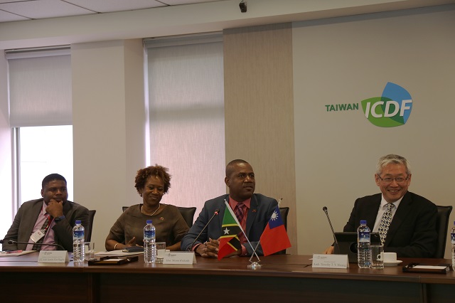 St. Kitts and Nevis’ Deputy Prime Minister and Minister of Education, Youth, Sports and Culture Visits the TaiwanICDF