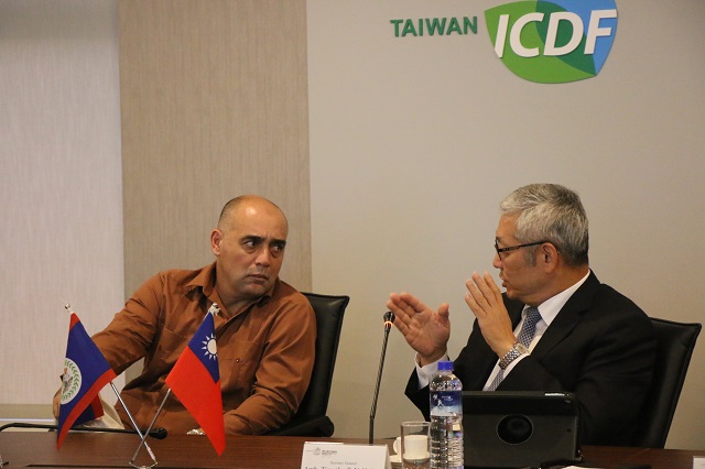 Minister of Fisheries, Forestry, the Environment and Sustainable Development of Belize Visits the TaiwanICDF