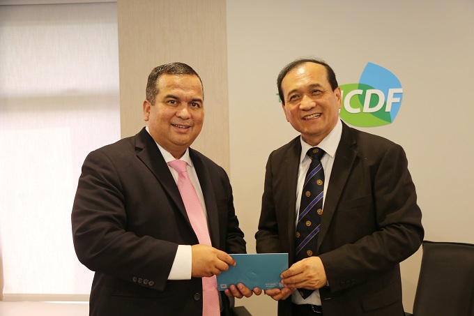 Minister-in-Assistance to the President and Environment Minister of the Marshall Islands Visits the TaiwanICDF