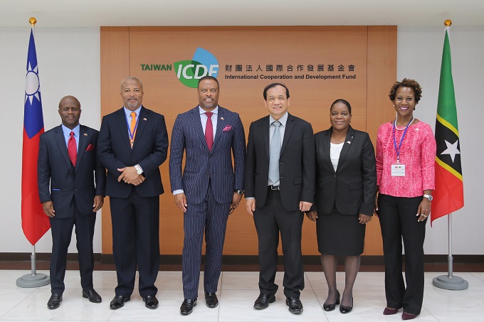 St. Kitts and Nevis Minister of Foreign Affairs and Aviation and Premier of Nevis Visits the TaiwanICDF
