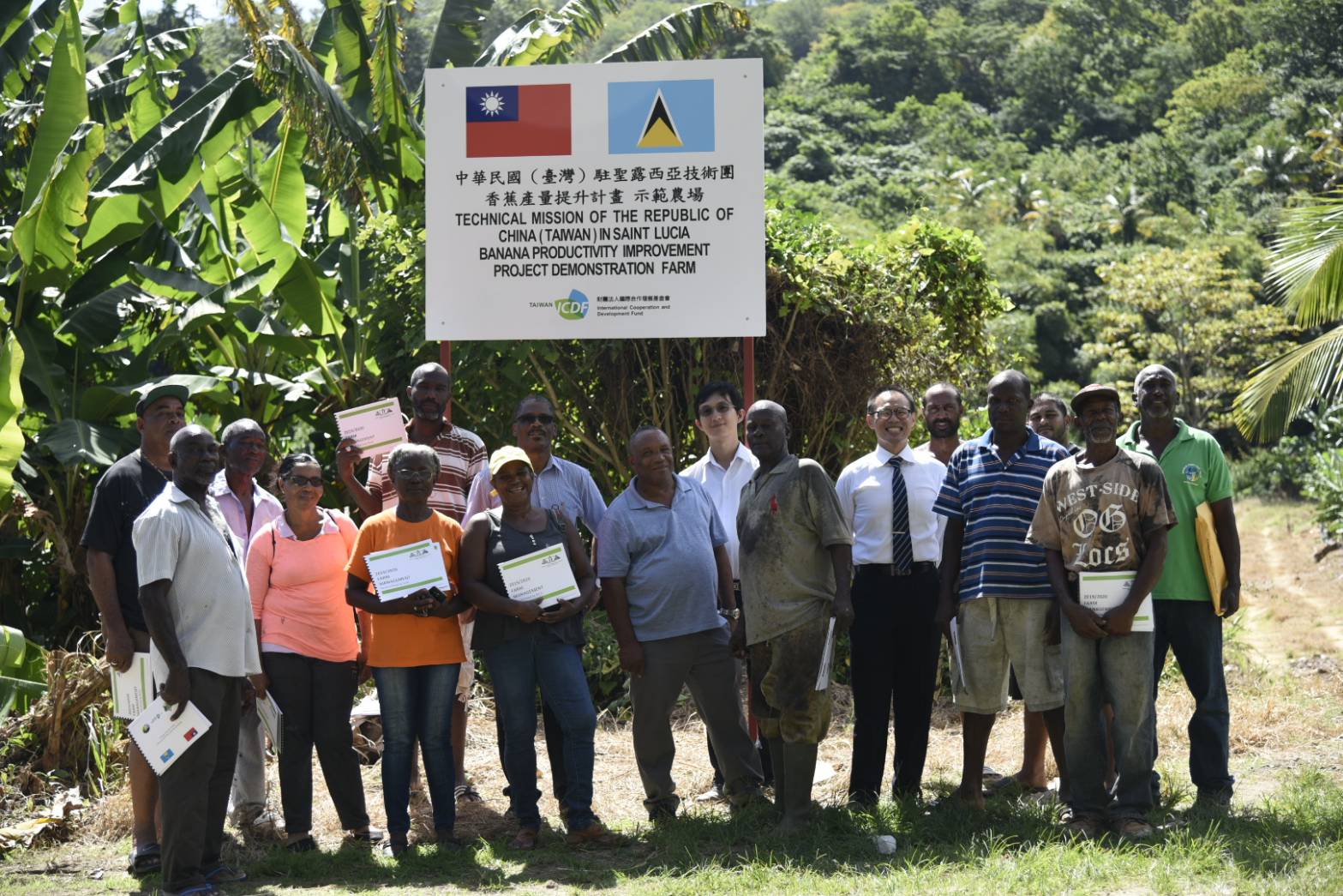 Taiwan Technical Mission in St. Lucia assists the export of bananas to Europe through technical cooperation