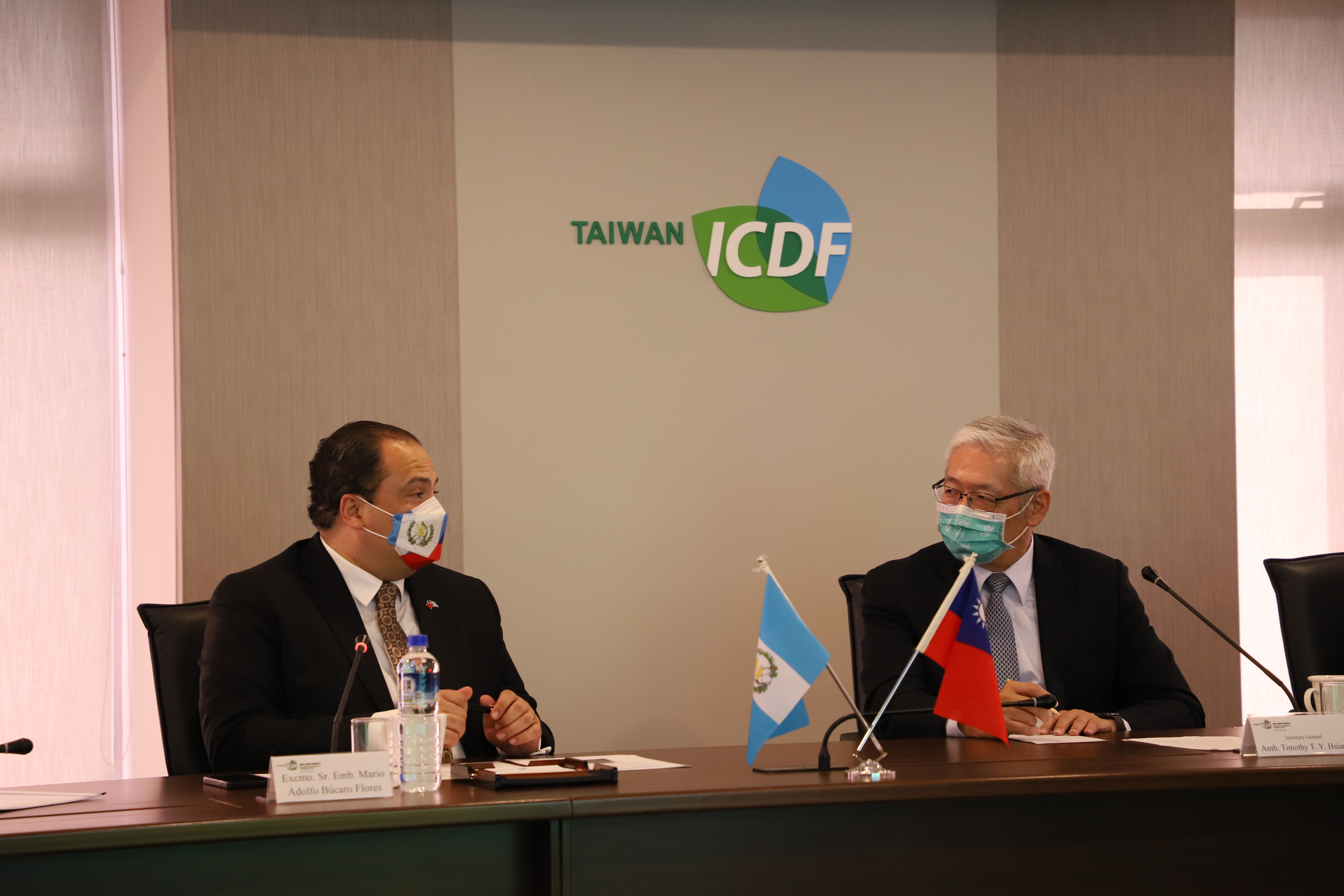 Delegation led by H.E. Amb. Mario Adolfo Búcaro Flores, Foreign Minister of Guatemala visits the TaiwanICDF
