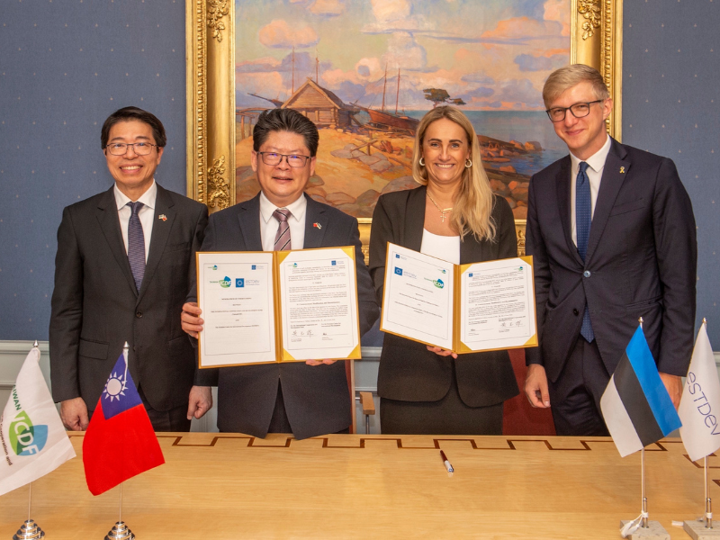 TaiwanICDF and ESTDEV Sign MoU Advancing Democratic Resilience, Digital Transformation, and Global Development Cooperation